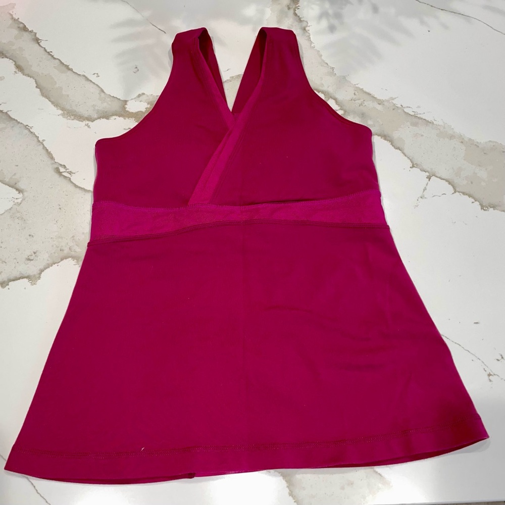 Lululemon Magenta Athletic Tank Size 8